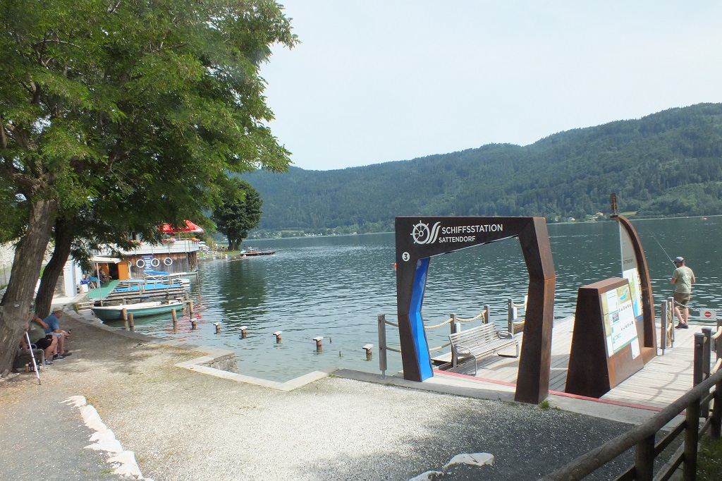 Schiffsstation Sattendorf am Ossiacher See